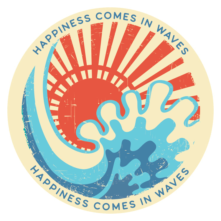 Happiness Waves Magnet