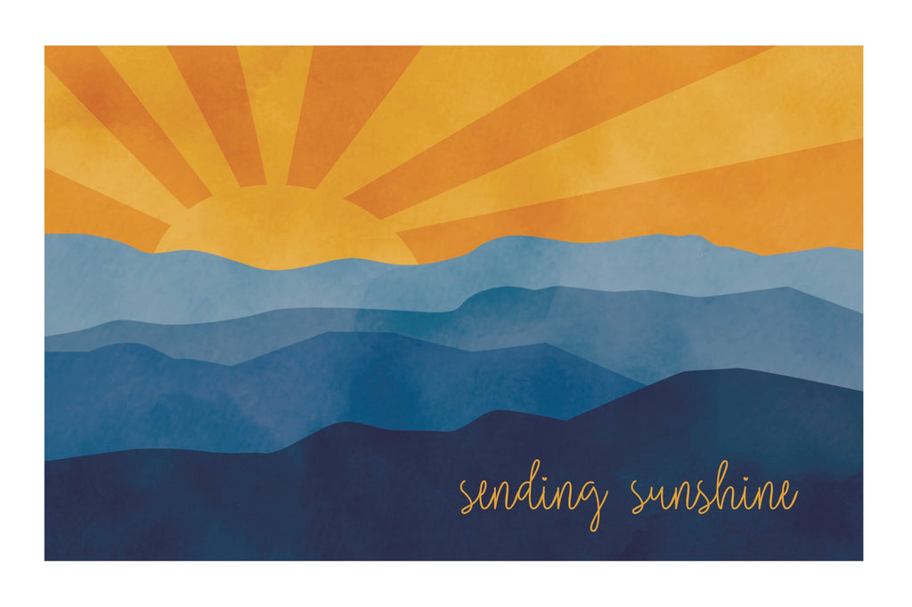 Sending Sunshine Postcard