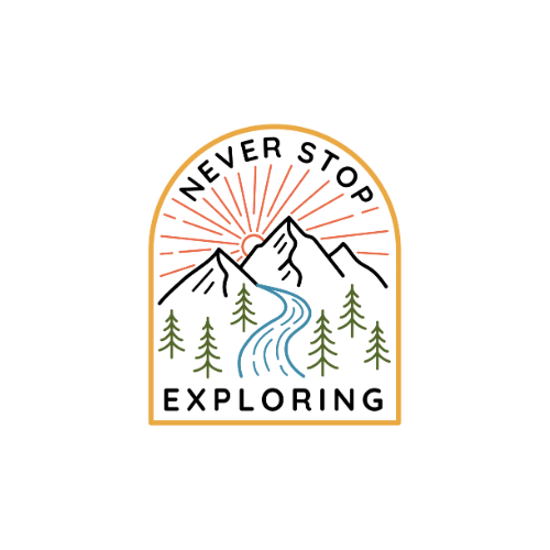 NEVER STOP EXPLORING STICKER | Stickerlishious