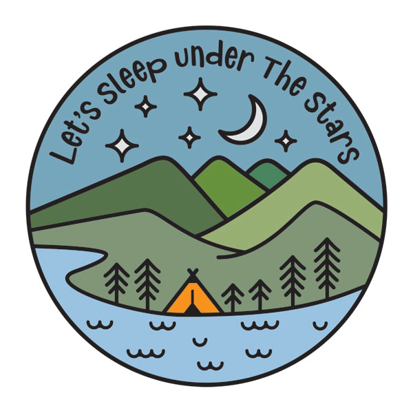 Let's Sleep Under The Stars Magnet