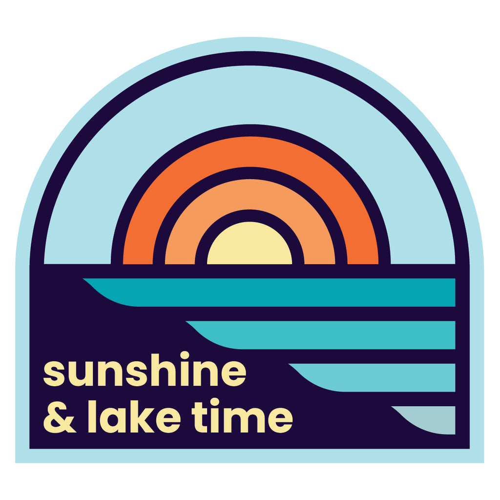 Sunshine & Lake Time Magnet