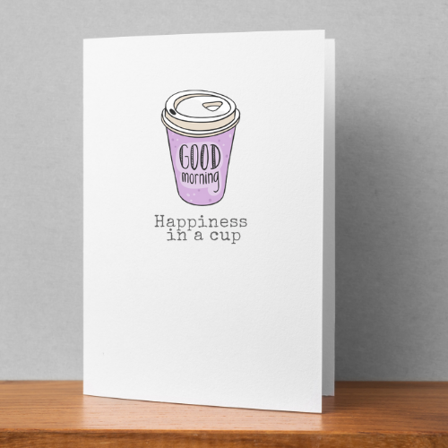 Happiness In A Cup Card