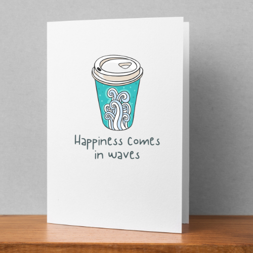 Happiness Waves Card