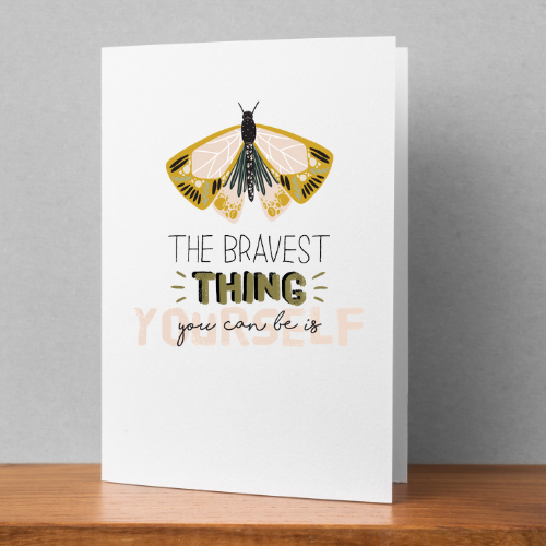The Bravest Thing Card