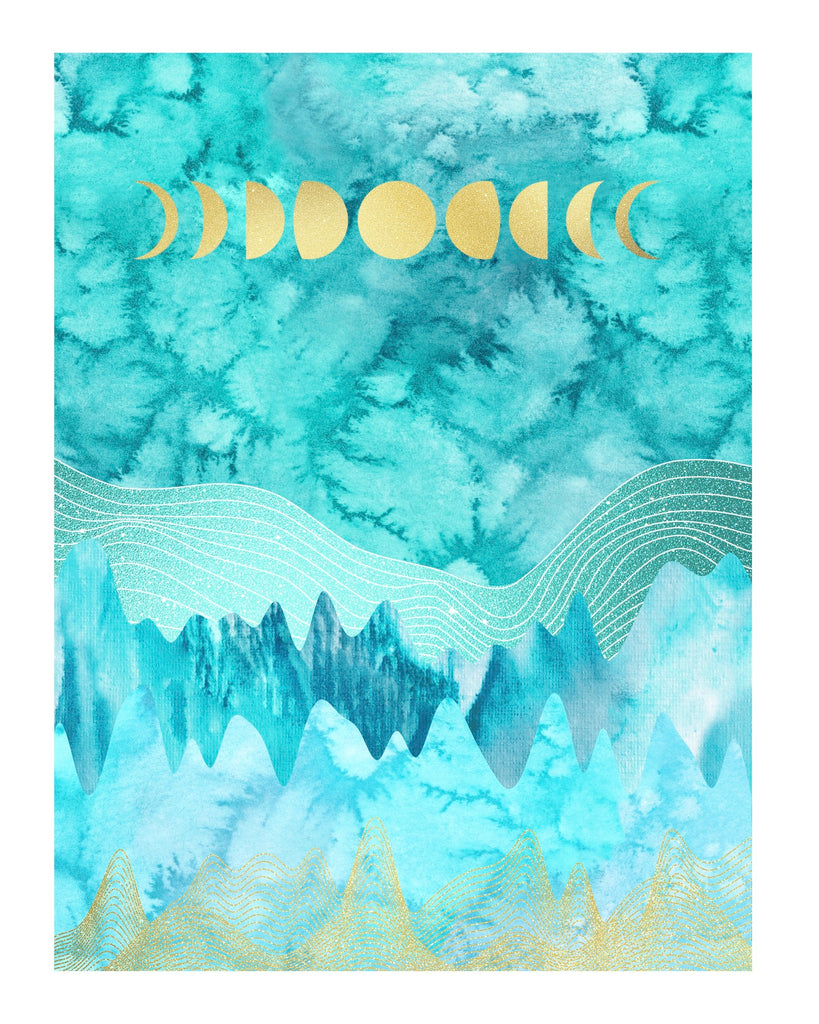 Moon Phase Postcard