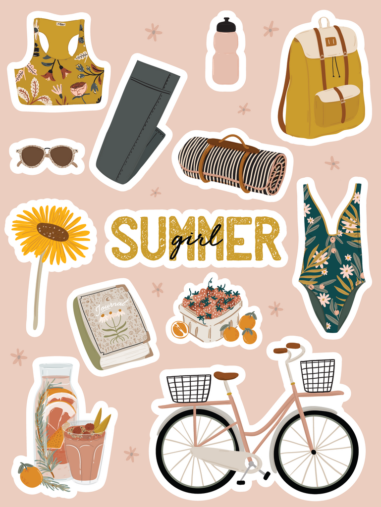 Summer Sticker Sheet