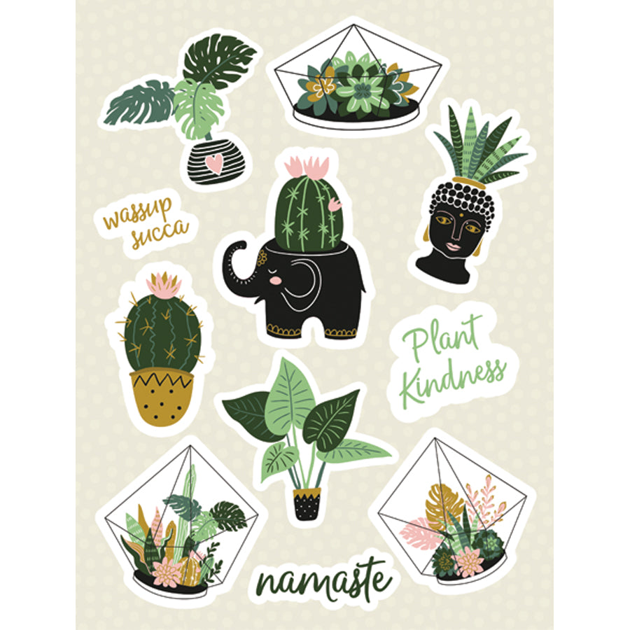 Succulents Sticker Sheet | Stickerlishious