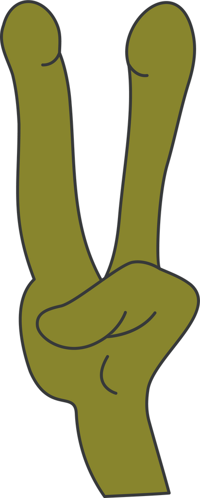 Peace Sign Alien